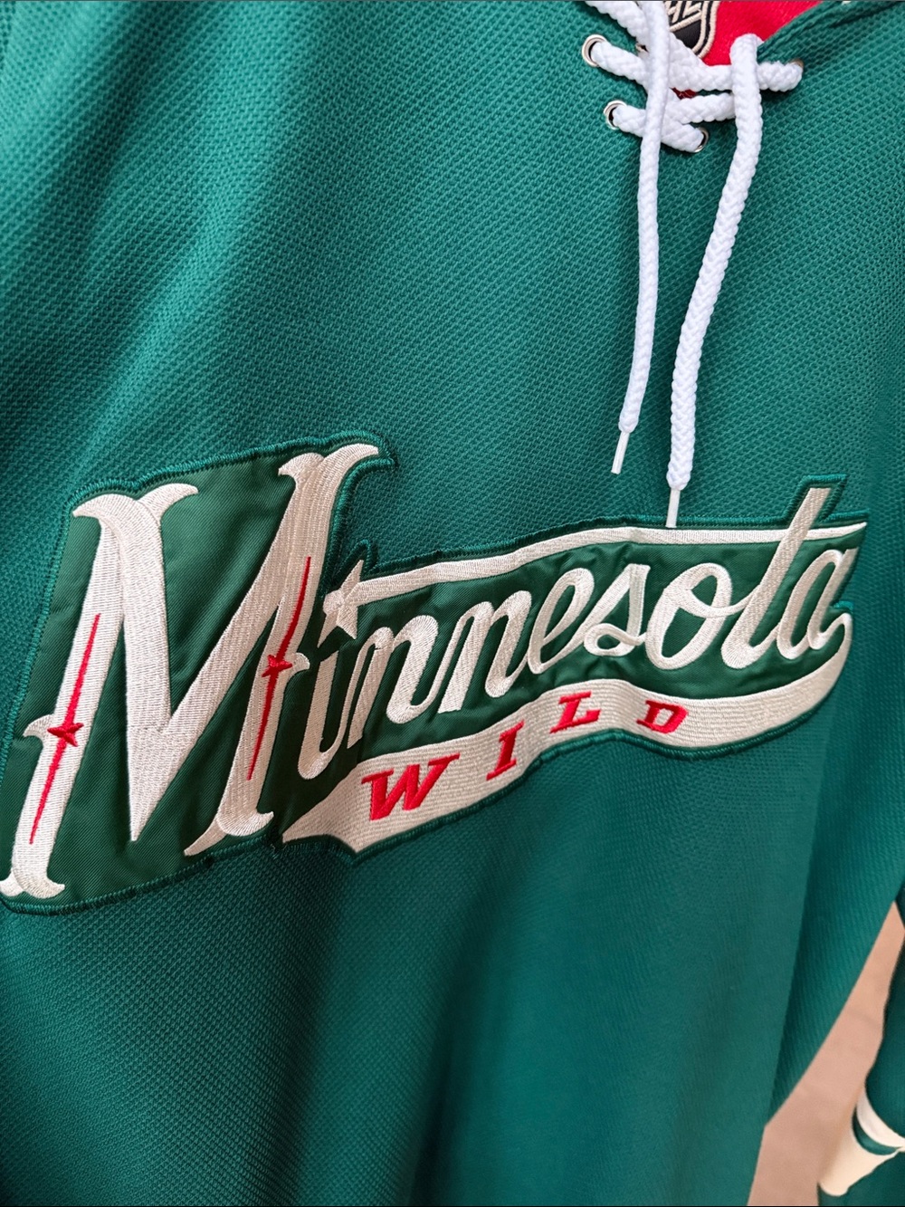 Reebok Niederreiter #22 Minnesota Wild Reebok Premier jersey XXXL Green Cream - Picture 5 of 8